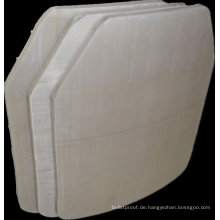 Quadratischer hoher Schutz Aluminiumoxid-Keramik-Niveau NIJ IIIA 0101.06 Kugelsichere Platte